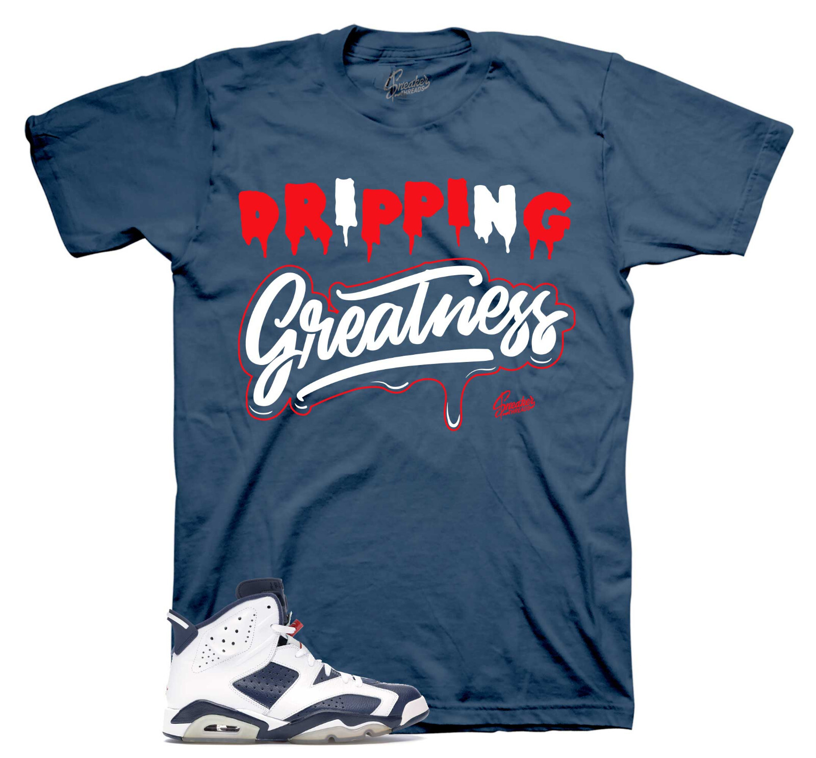 Shirts To Match Retro 6 Olympic Paris – Drip Greatness Sneaker Tees