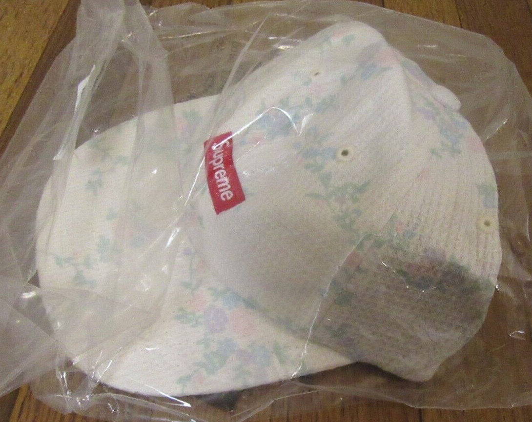 Supreme Polartec Waffle Small Box 6-Panel Cap Hat Floral FW24 Supreme New York