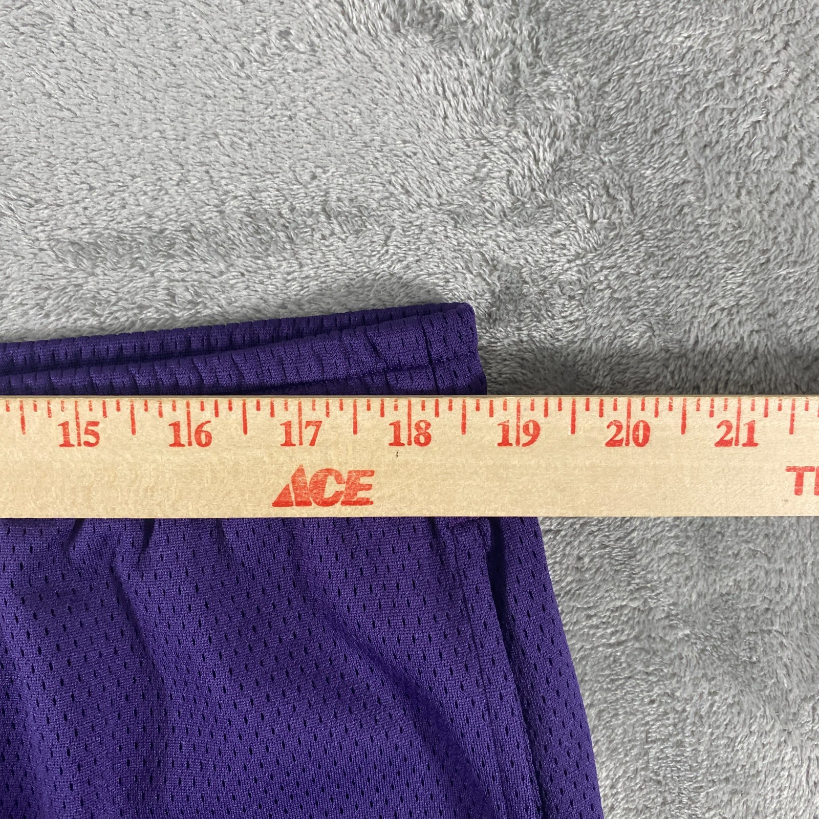 Vintage 90s Nike Air Mesh Shorts Mens XL Purple Black Tag Embroidered Logo