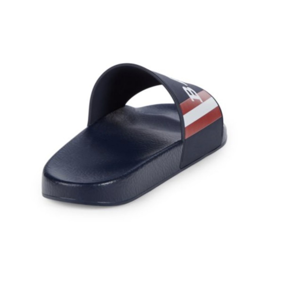 Bally Simon 6234035 Men’s Ink Logo Rubber Sandals MSRP $195