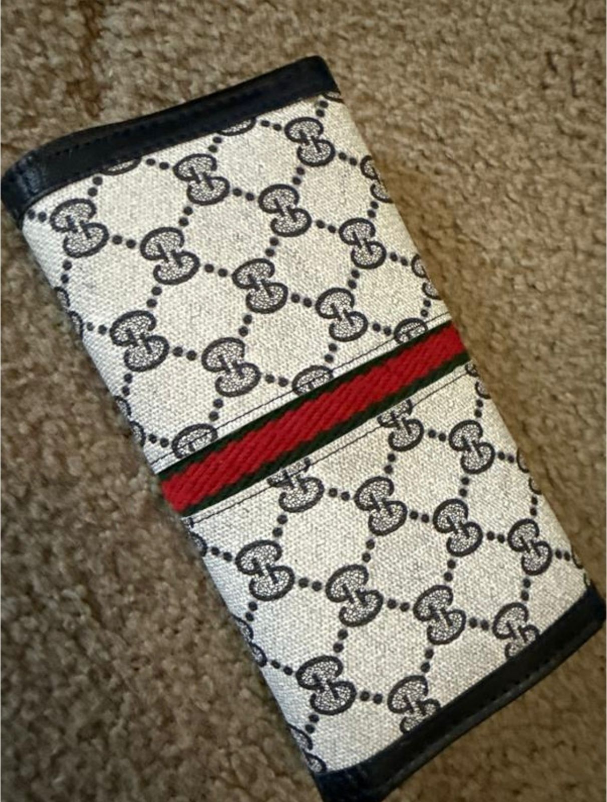 GUCCI Vintage Authentic Wallet CardHolder Excellent Condition Billfold 80’s