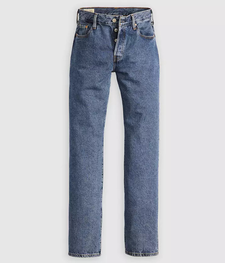 LEVI’S 501® ’90s Women’s Jeans Shout Out Stone – Medium Wash Non Stretch
