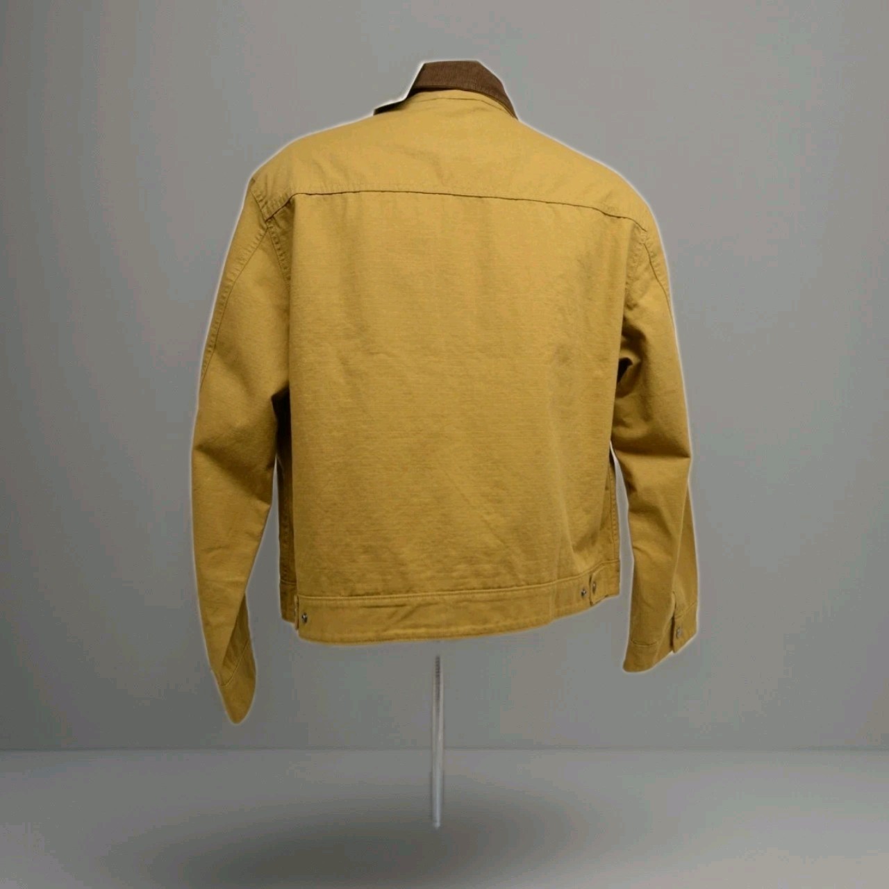Levi’s Men’s Workwear Jacket Tan Ripstop Corduroy Collar Full Zip Size M