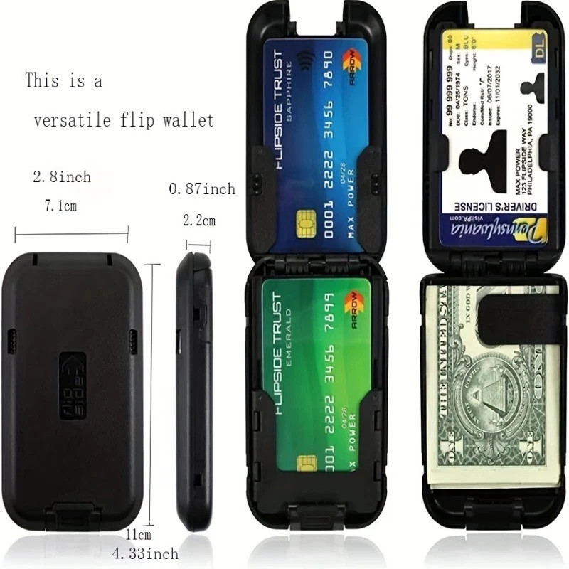 Slim Mint Wallet Ultra-Thin RFID-Blocking, AS-SEEN-ON-TV, ID Theft Protection—