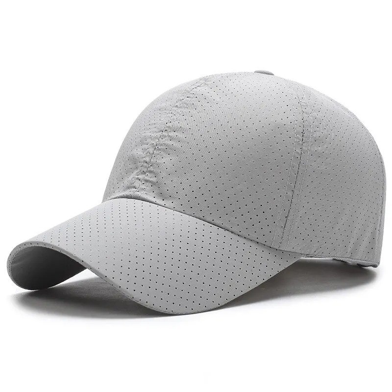 Hat Men Spring Summer Solid Color Mesh Cap Baseball Cap Women Autumn Korean Edit