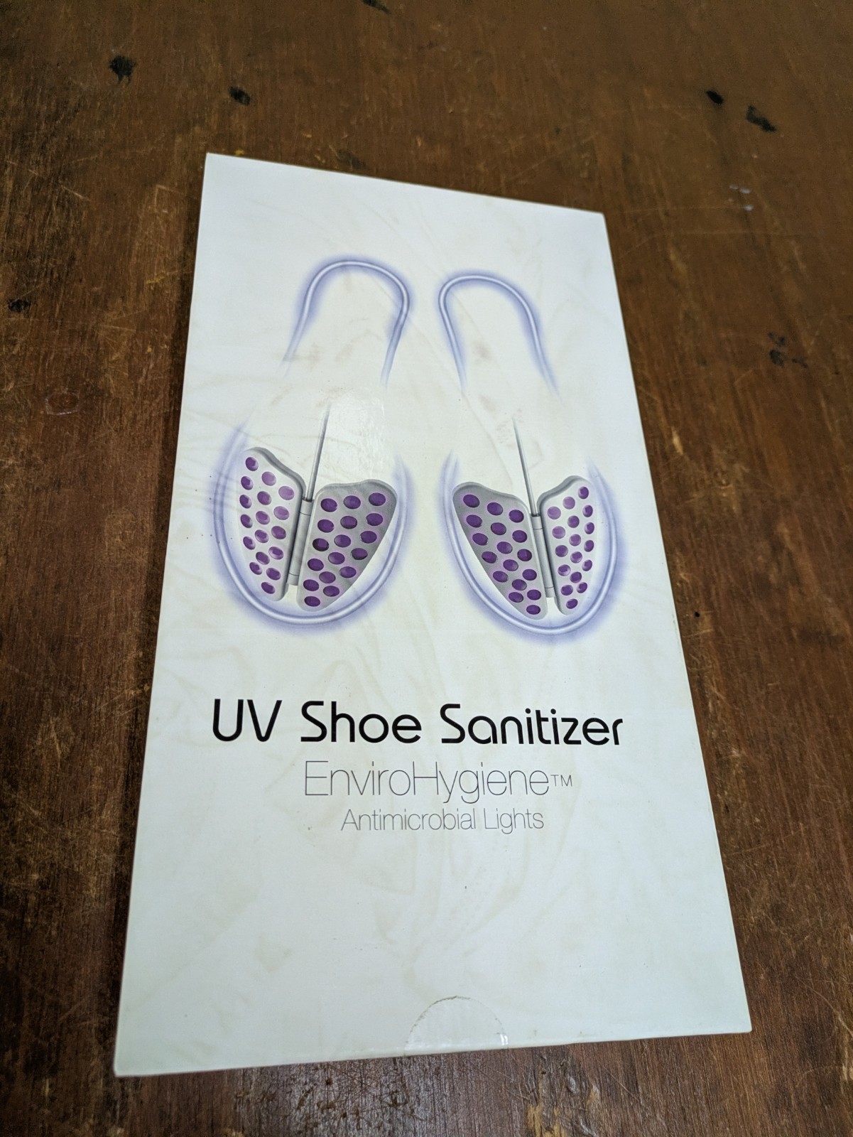 UV Shoe Sanitizer EnviroHygiene Deodorizer New In Package Sealed