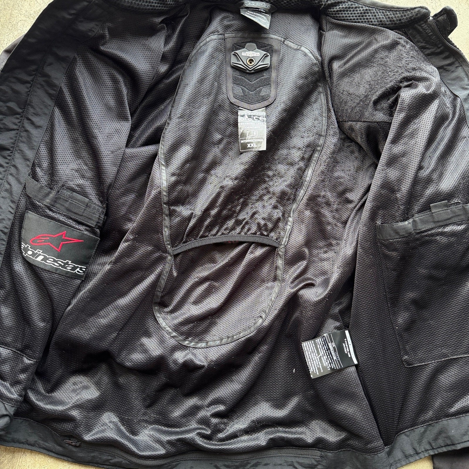 Alpinestars T-Faster Air Mesh Motorcycle Jacket XXL Black