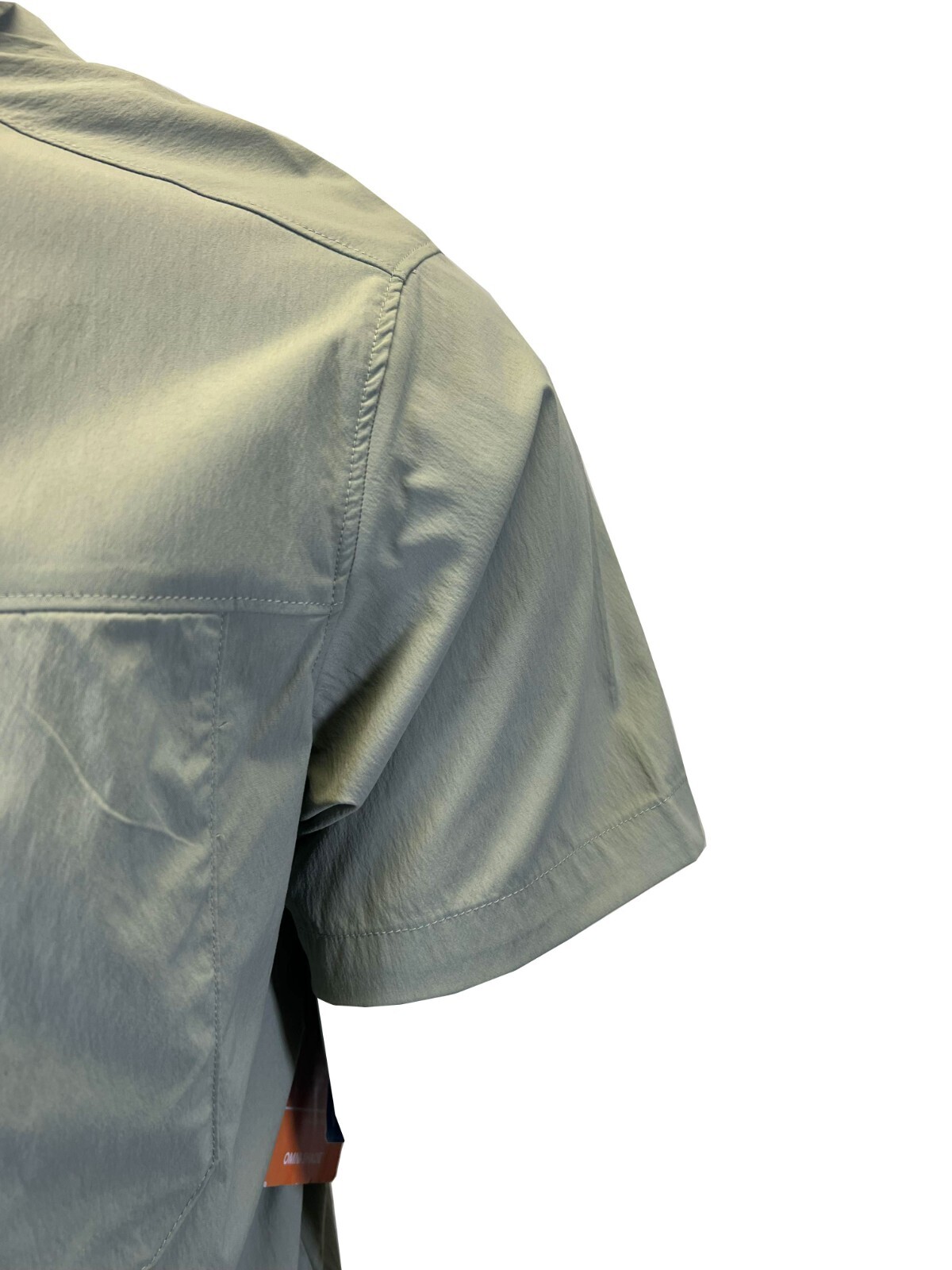 Columbia Men’s Safari Green Shirt Sage Peak Woven S/S (348)