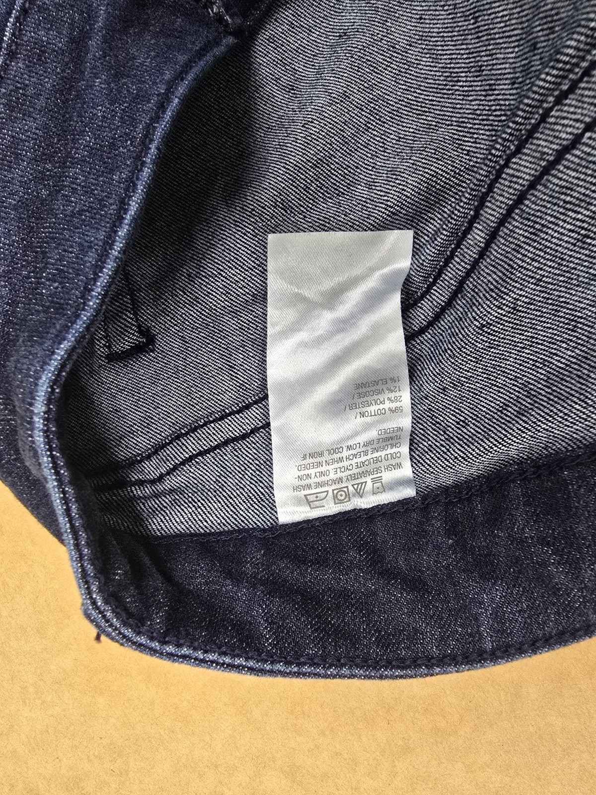 Beautiful by Lawrence Zarian Women’s Straight Mid Rise Dark Wash Blue 5-Pocket