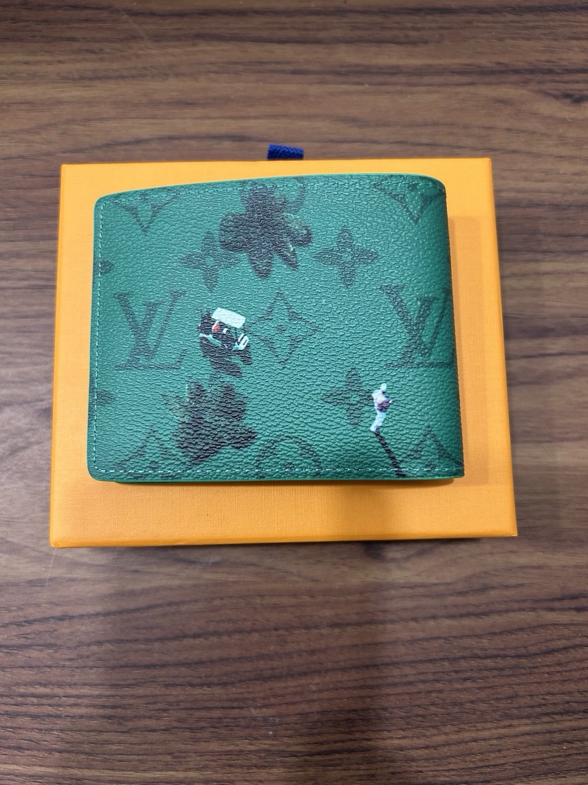 Louis Vuitton Golf Green Bifold Wallet