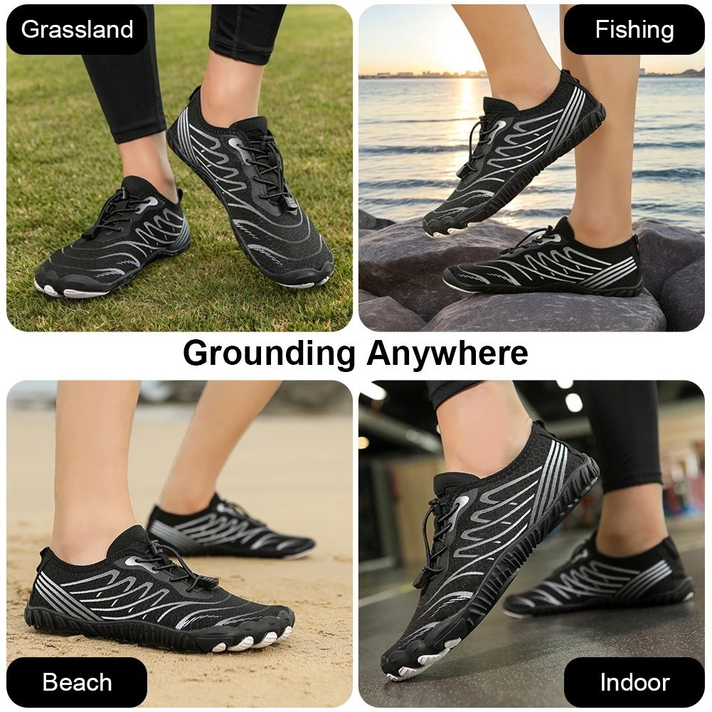 Grounding Shoes with Copper | Breathable Quick-Dry Aqua Barefoot Shoes Unisex