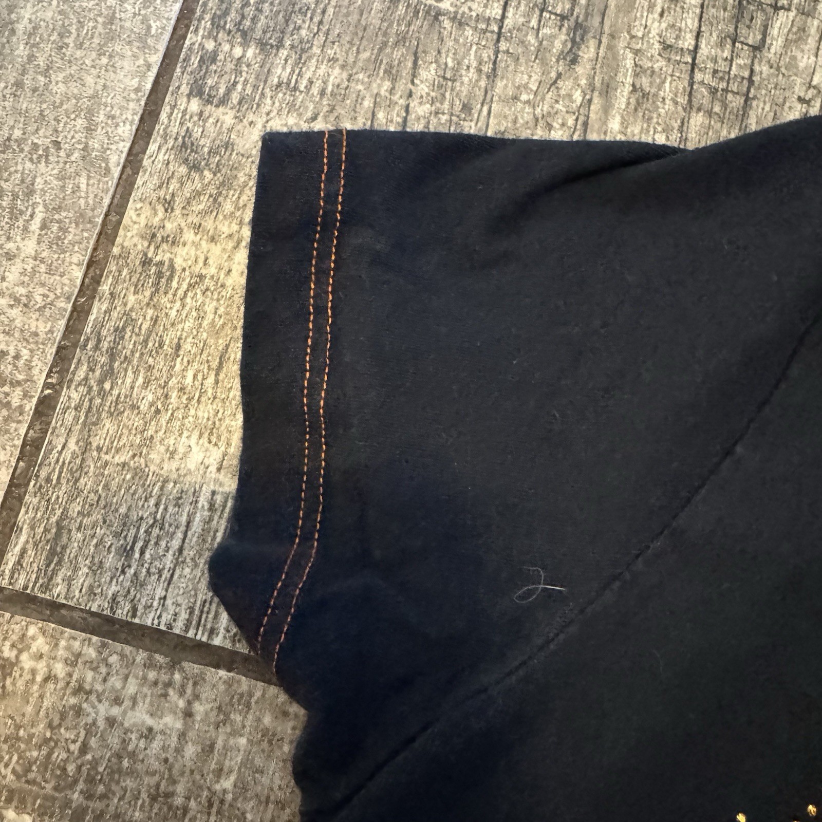 Harley Davidson Rhinestone T-shirt Black Big spring, Tx. Dealership Size Unknown