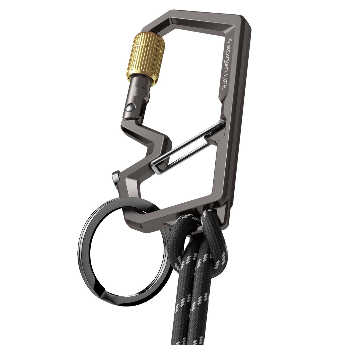 Spigen Key Accessory Carabiner LF101 Twist-to-Lock Mechanism