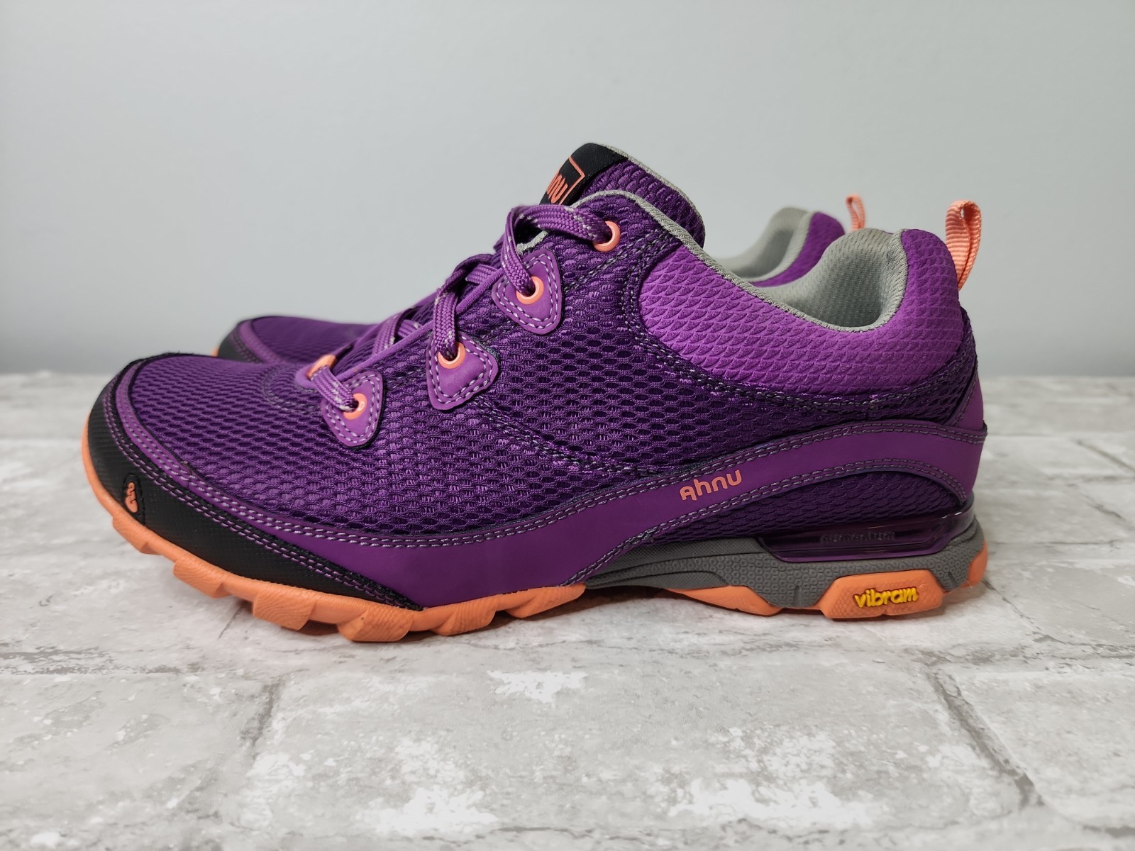 Ahnu Sugarpine Air Mesh Women’s Size 9.5 Vibram Plum Purple Hiking Shoes