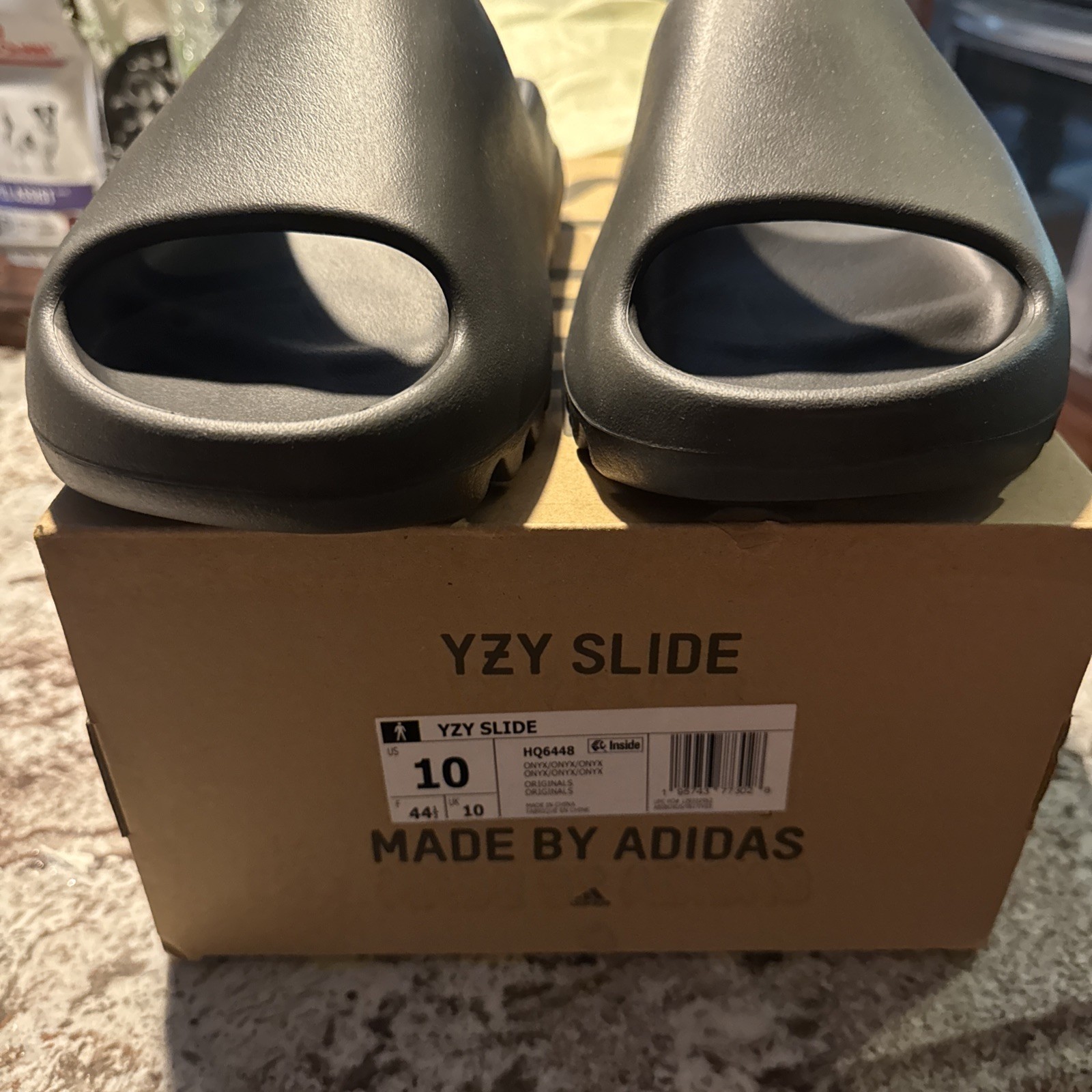 Adidas Yeezy Slide Onyx Size 10 with Box Brand New