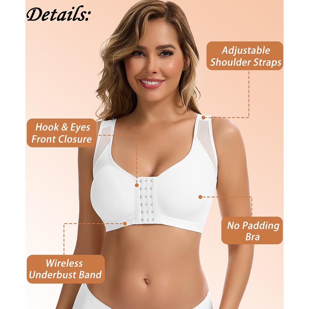 Anti-Sagging Shaper Bra Breast Lift Up Back Support Shapewear Post Surgery Bras