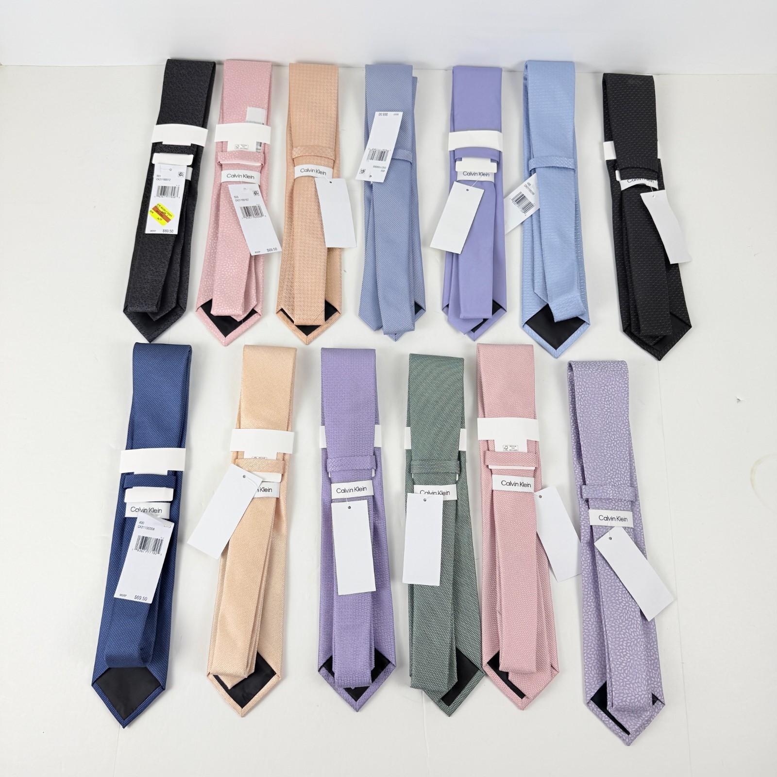 Calvin Klein Men’s Premium Ties Assorted Business Wedding Formal New Fast Ship