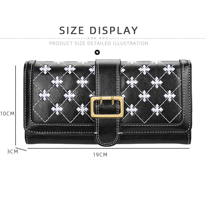 Money Manager Women’s Wallet Clutch Organizer Phone Card Holder with Hasp Gifts