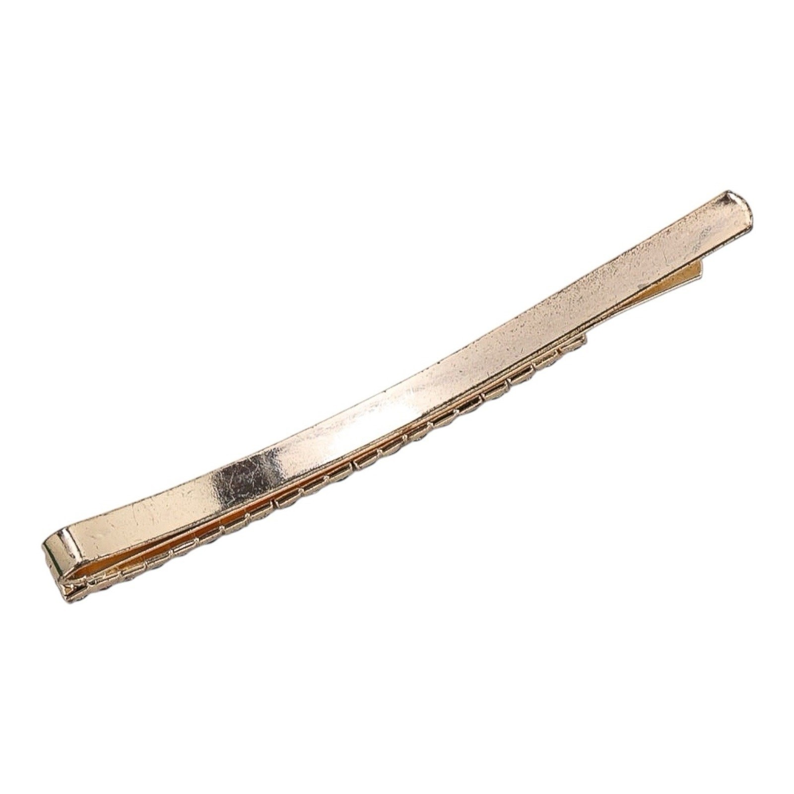 Lot of 11 Bridal Bobby Pins Rose Gold Tone Beige Floral Rhinestone Filigree