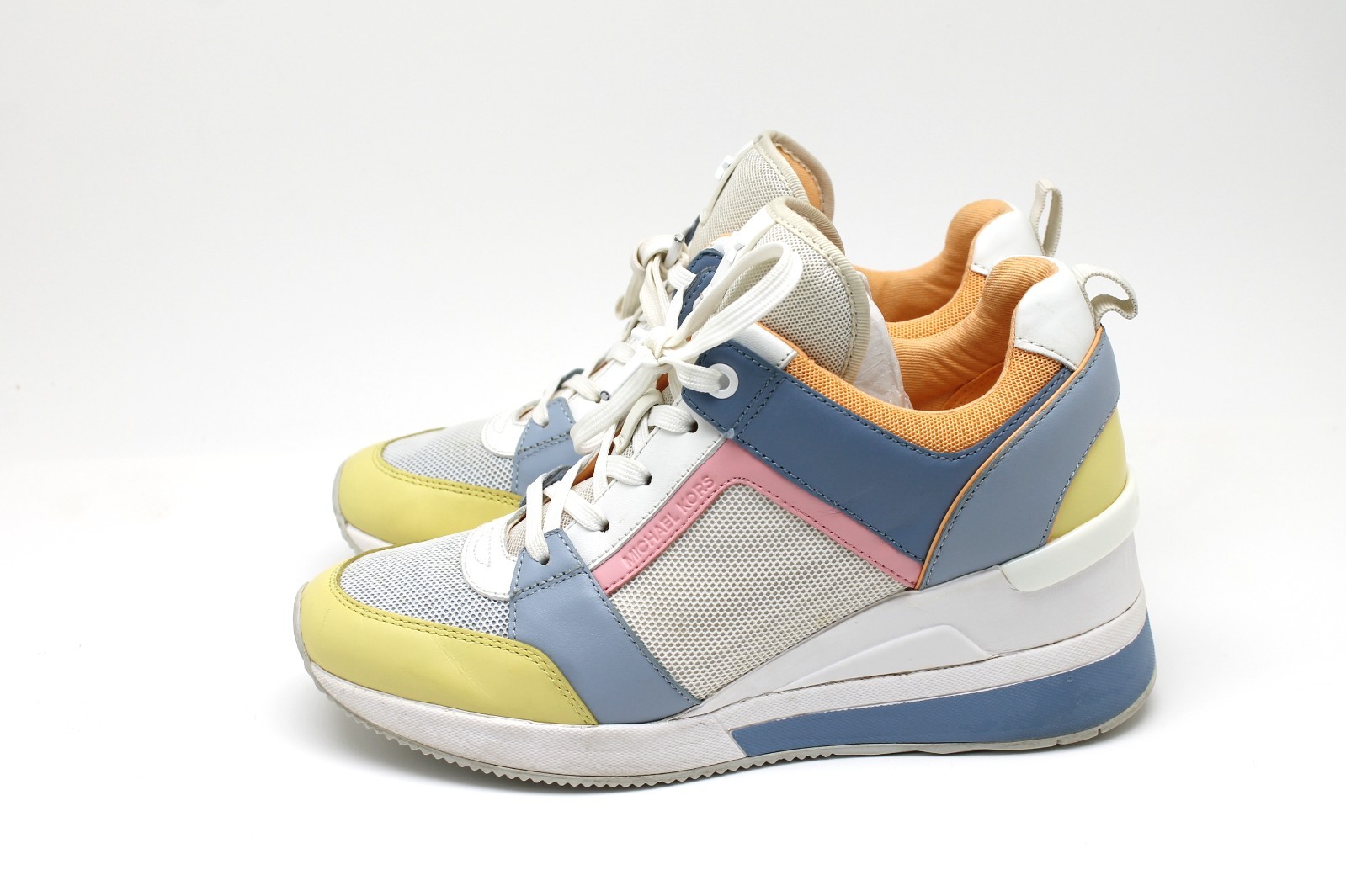 MICHAEL KORS Liv Trainer Small Air Mesh Women Shoes Multicolor 8M Sneakers