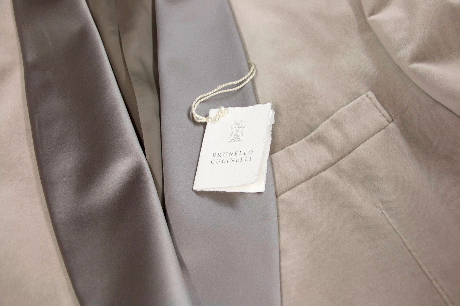 NWT $5995 Brunello Cucinelli Men Velvet Double Breasted 2-Piece Tuxedo Suit A258