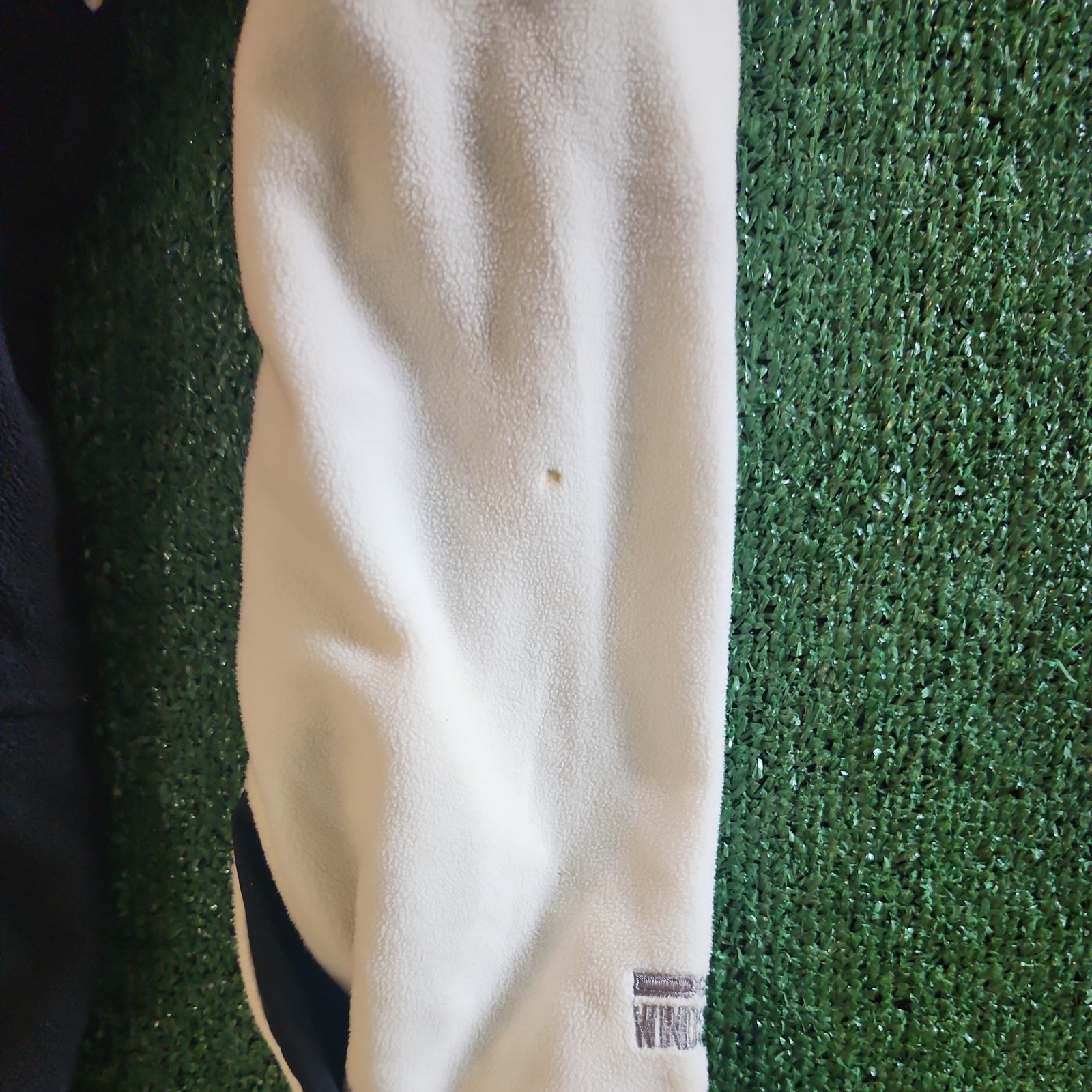 The North Face summer series Fleece Jacket Mens(White/Black) XL