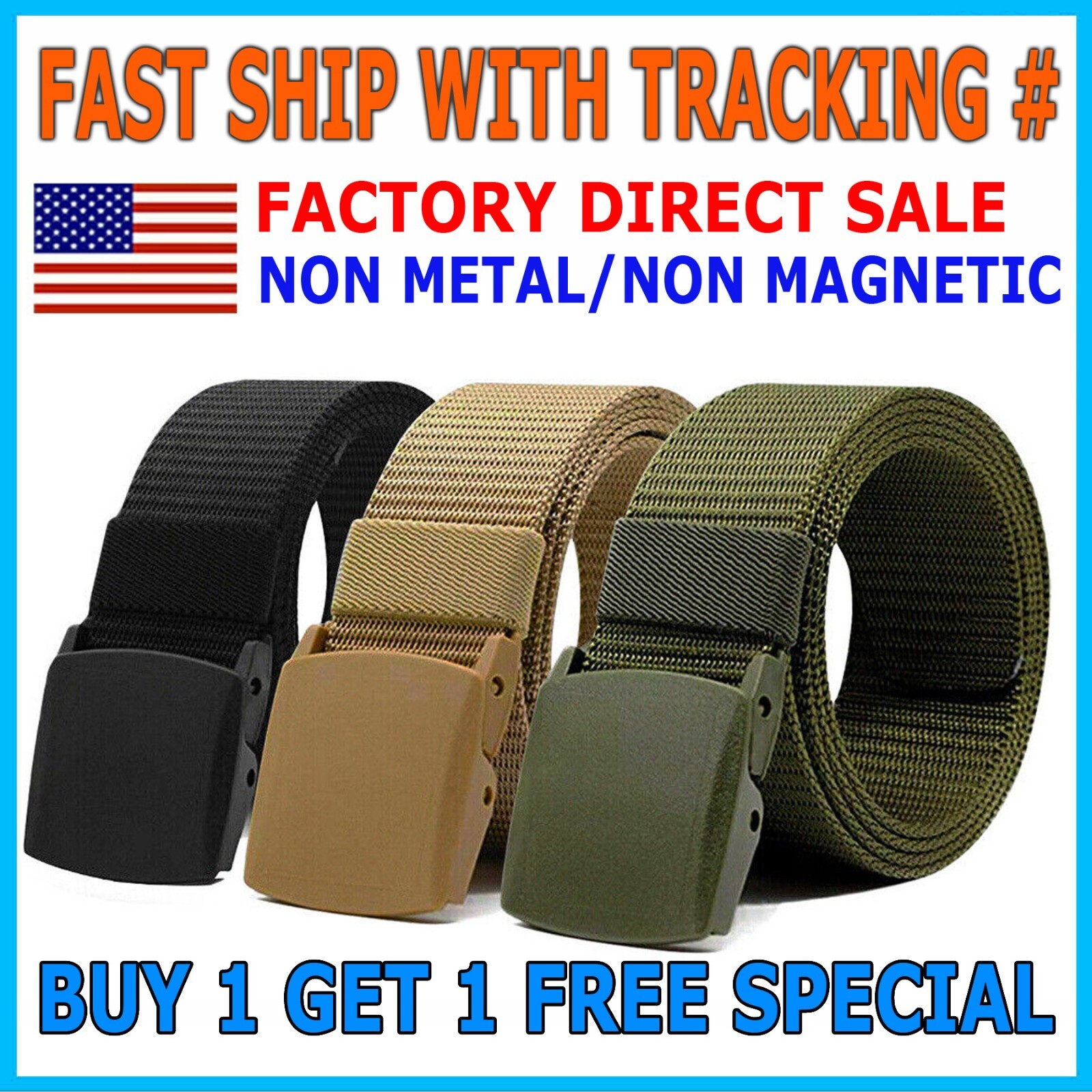 MEN Casual Military Tactical Army Adjustable Quick Release Belts