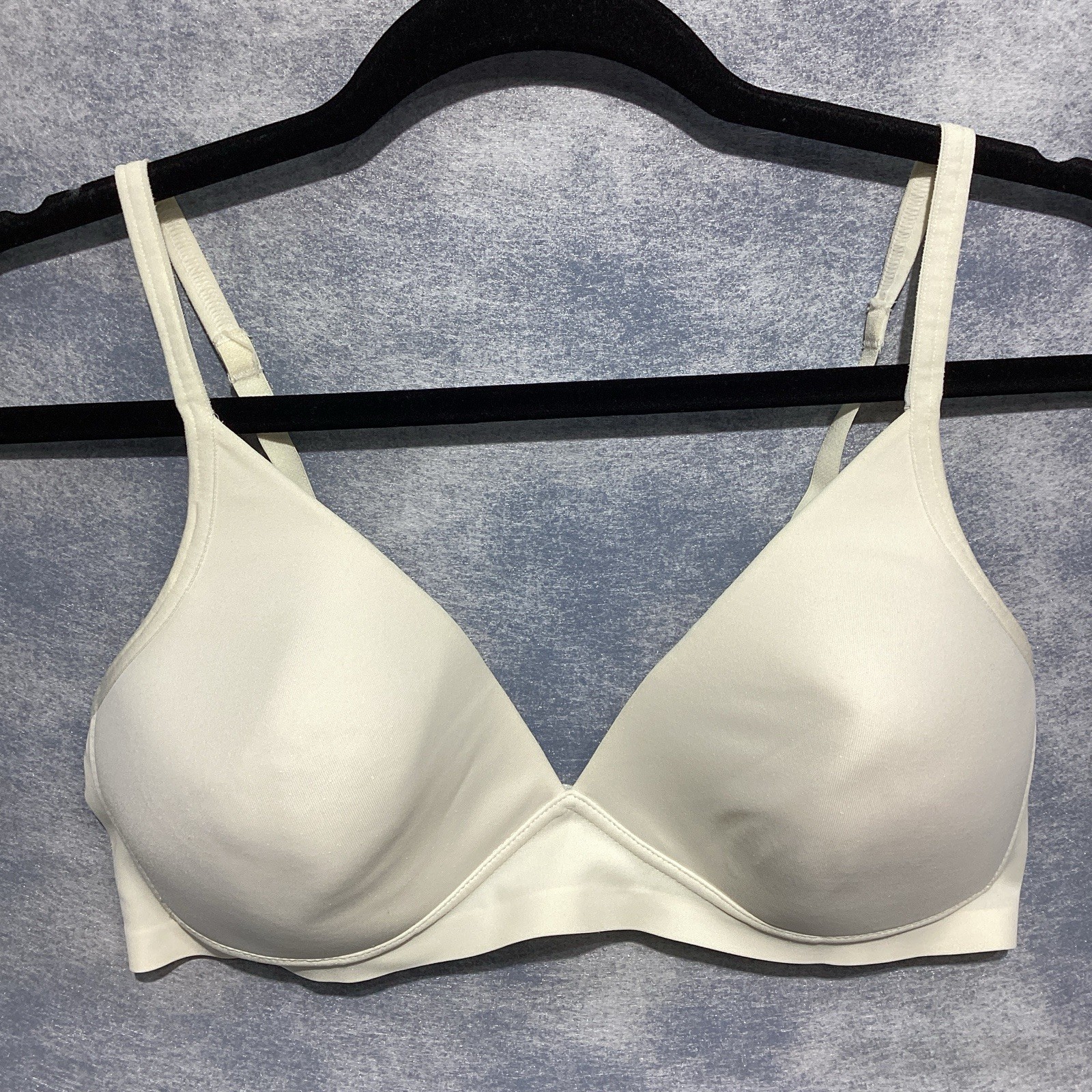 Bestform 38C Ivory White Smooth Cup Wireless Vintage Cotton Lined