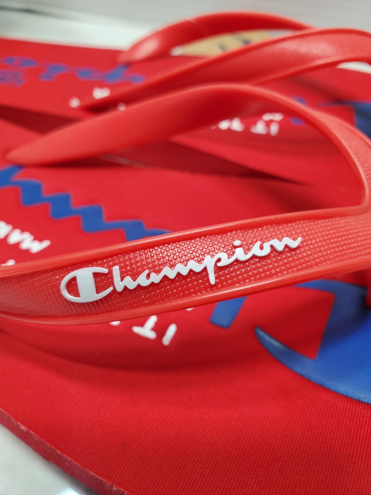 Champion Flip King Red Flip-Flops Sandals Men’s Size 11 🔴 CM100295M ~ New
