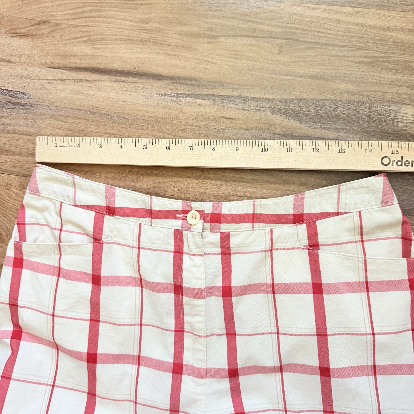 VTG Liz Sport Women’s Capris 12M Pedal Pusher Flood Timeless Vacay Resort Light