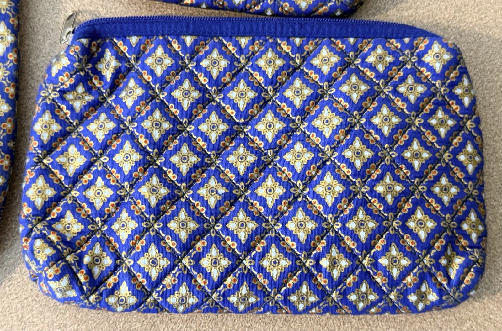 TAVI Quilted Cotton Tote Bag Eco Friendly Fair Trade Handmade Nesting Bags New
