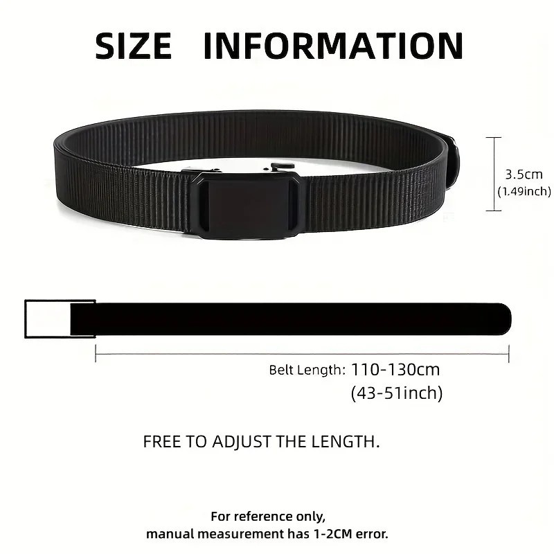High👖quality belt with automatic buckle🔗tactical work pants made of fabric