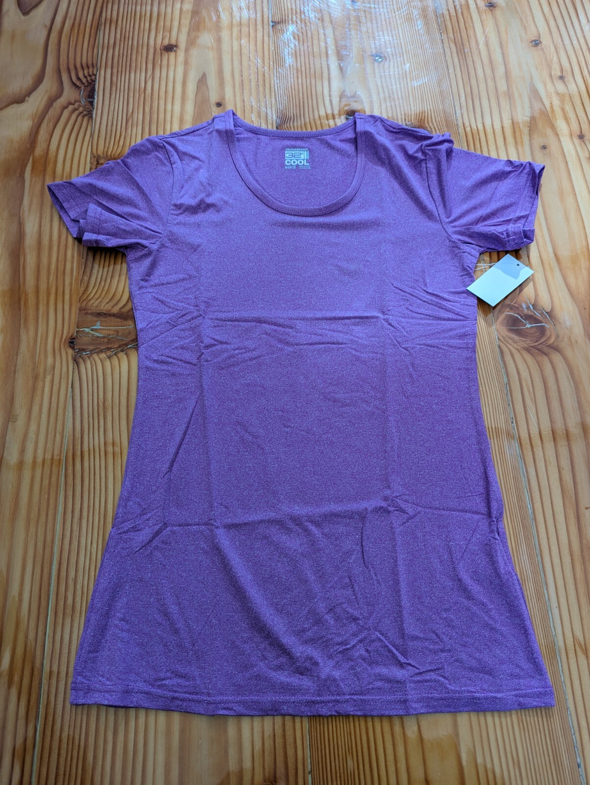 Womens 32 degree pink cool round neck t-shirt sz s