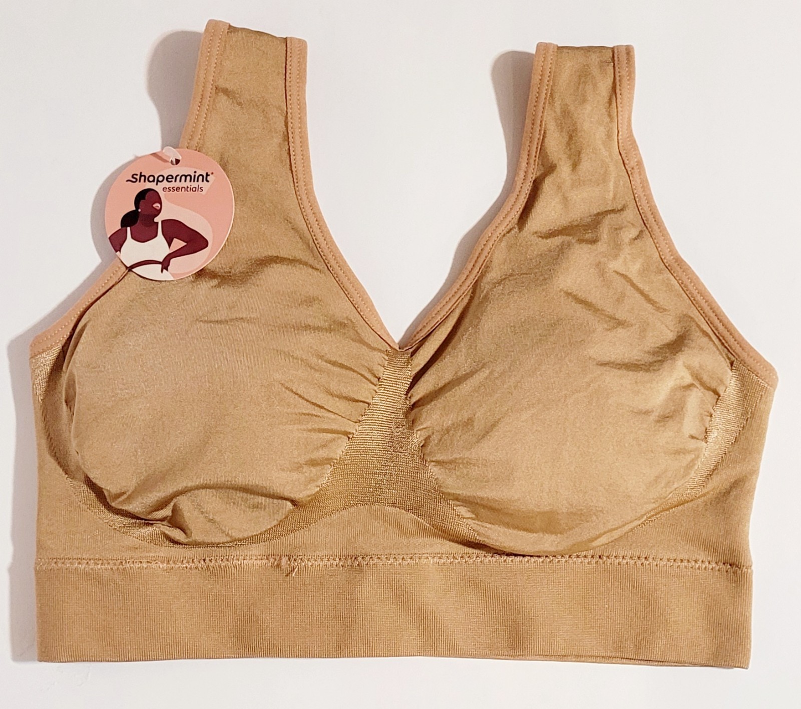 Shapermint Essentials Shaper Bra, Shapermint Daily Comfort Wireless Bra, Small