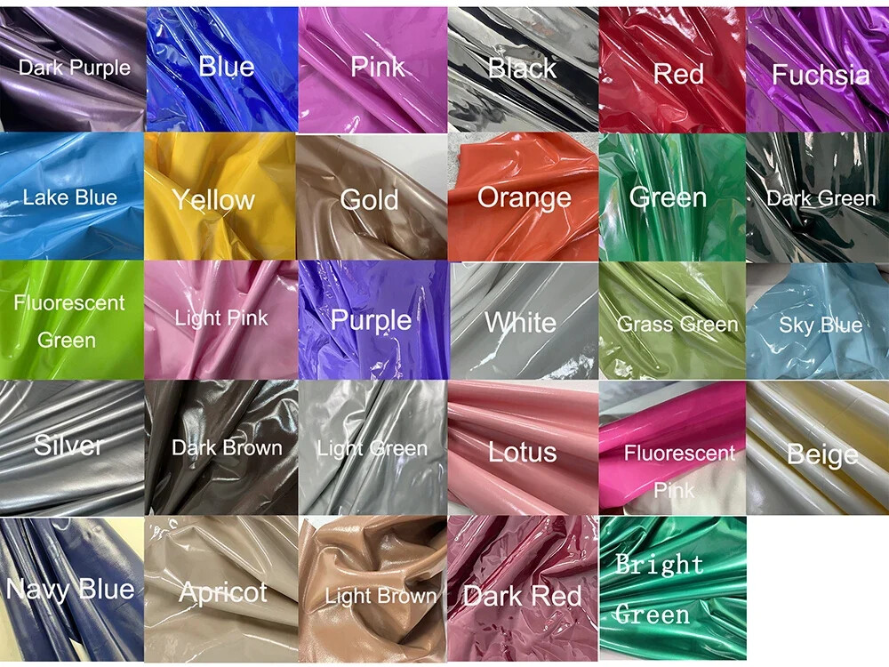 PVC Leather Sweet Maid Dress Womens Ruffles High Collar French Cosplay Uniform