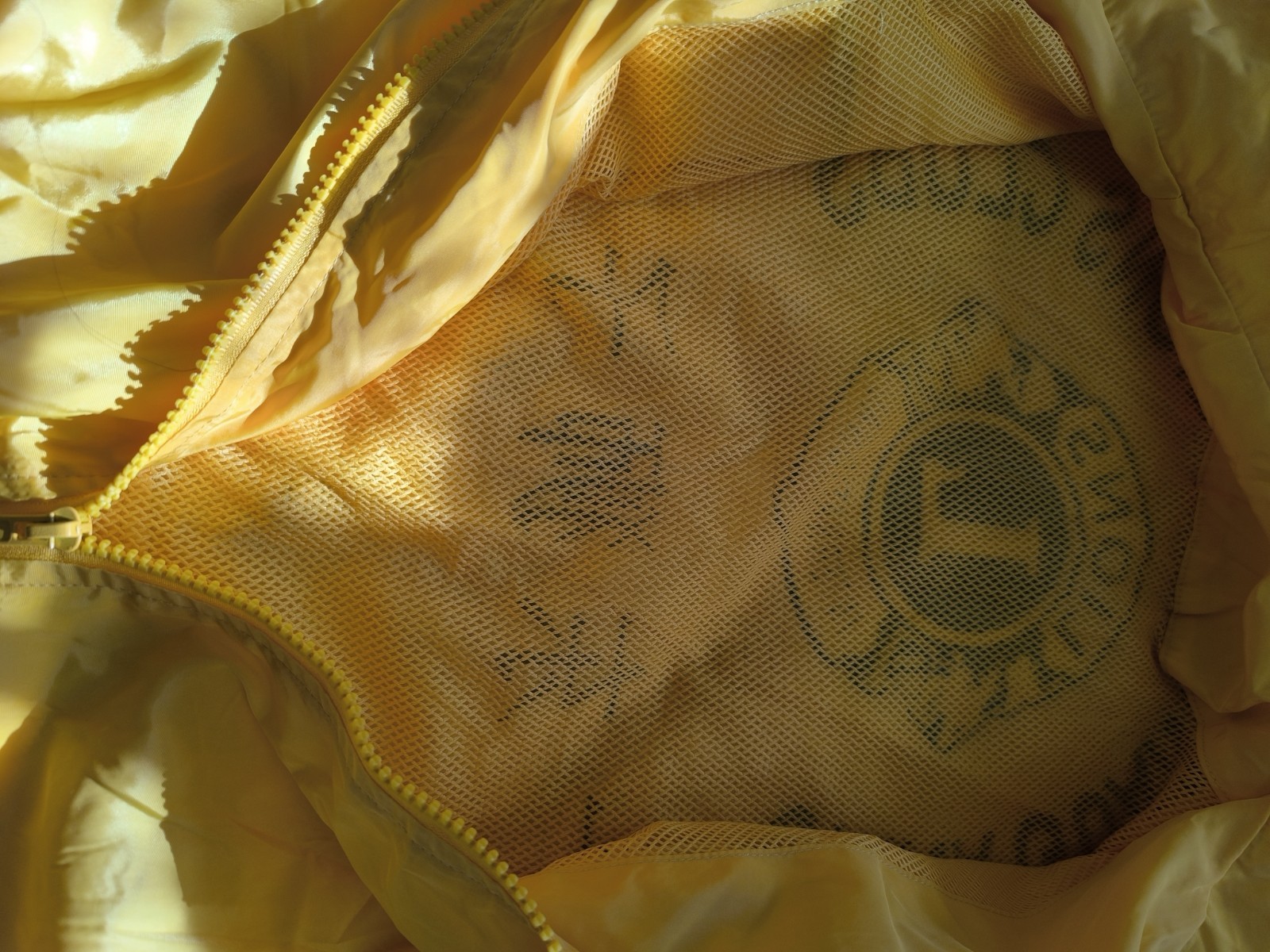 Vintage China guangdong Lions club international reflective zip vest large