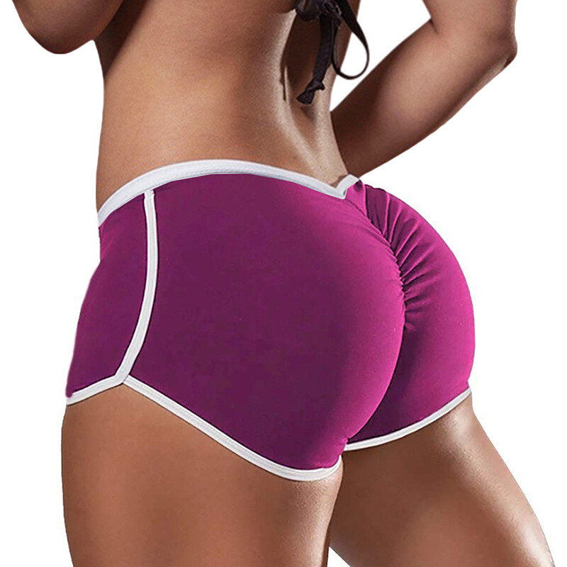 Sexy Womens Girls Boyshorts Low Rise Boxer Shorts Panties Sports Yoga Underwear