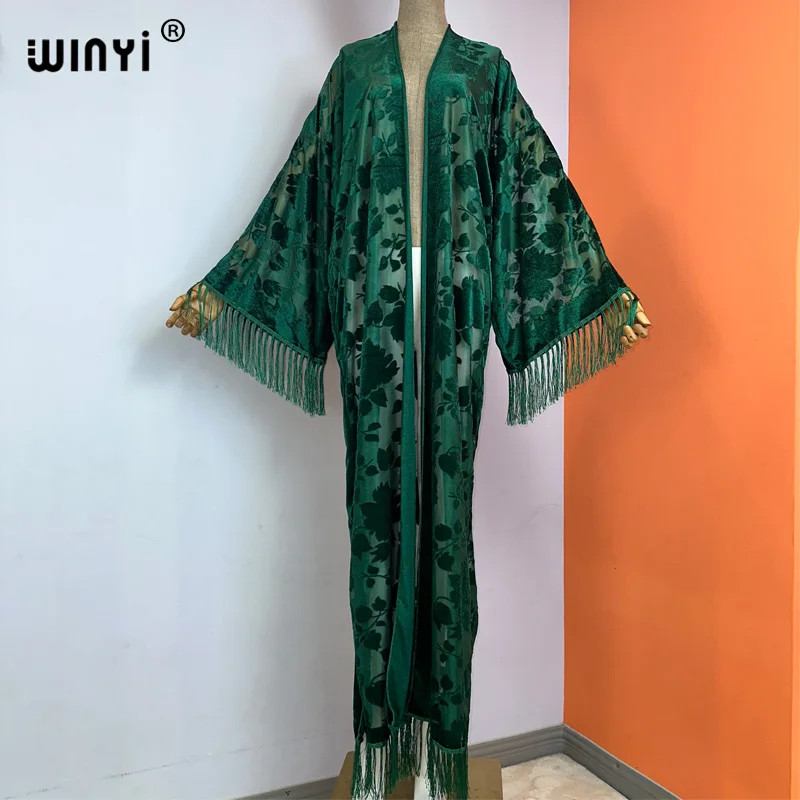 Middle East Coat Muslim Fashion Kaftan Kimono Maxi Robes Streetwear Open Abaya P