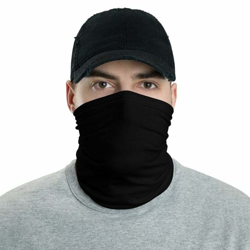 Face Mask Plain Solid Color Bandannas Cotton Bandanna Washable Unisex ,