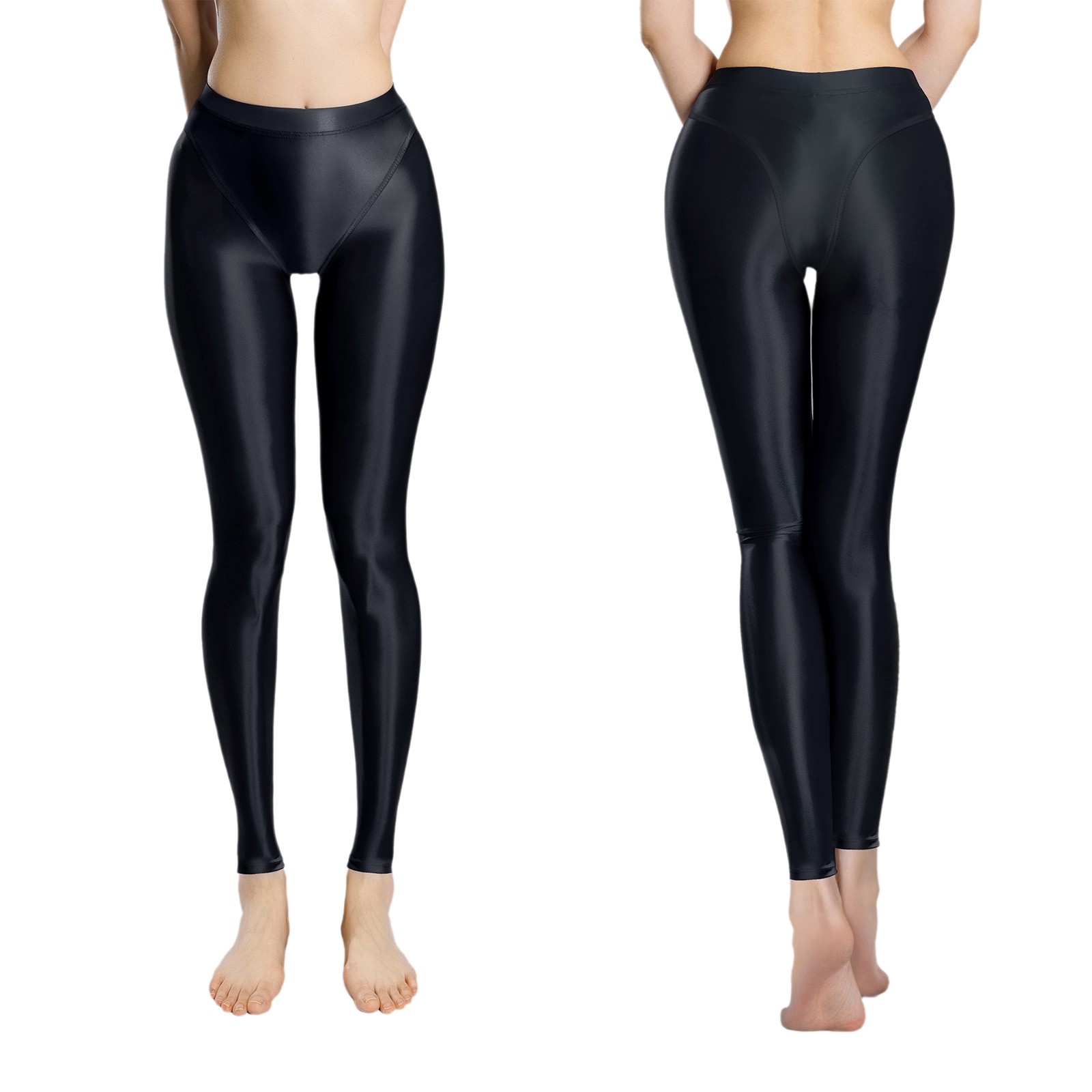 US YiZYiF Women Stretchy Opaque Tights Tummy Control Sport Tight Skinny Pants