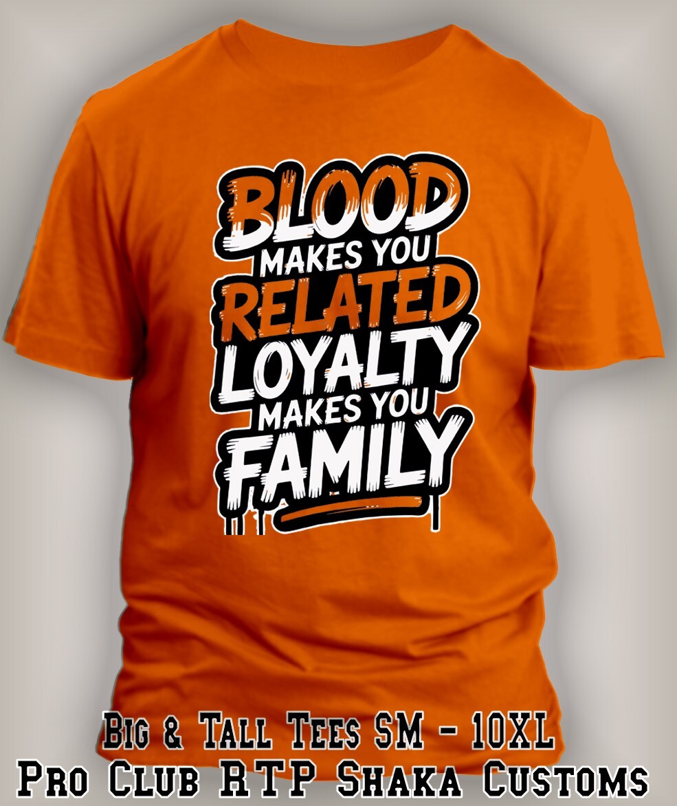 Blood Makes You Family Sneaker Drip Tee Shirt To Match Jordan 3 Starfish