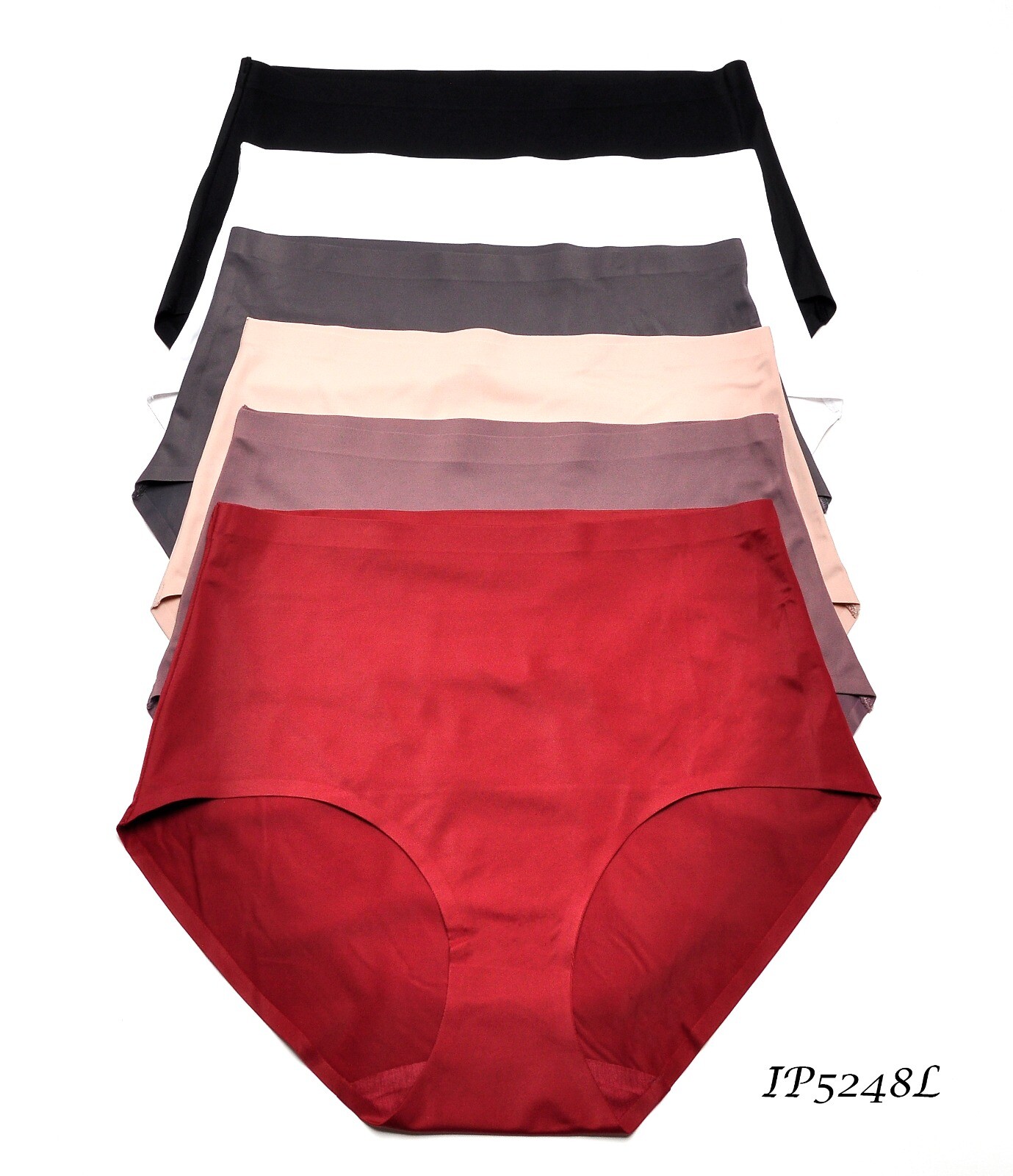 High Waisted Briefs 3/6/12 Panties No Show Icy Cool Full Cover Underwears Panty