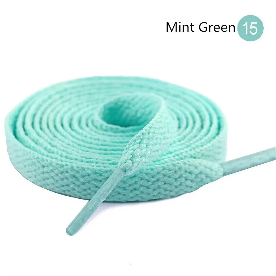 1 Pair Flat Shoelaces Replacement Shoe Laces for Sneakers Casual Sports Shoes