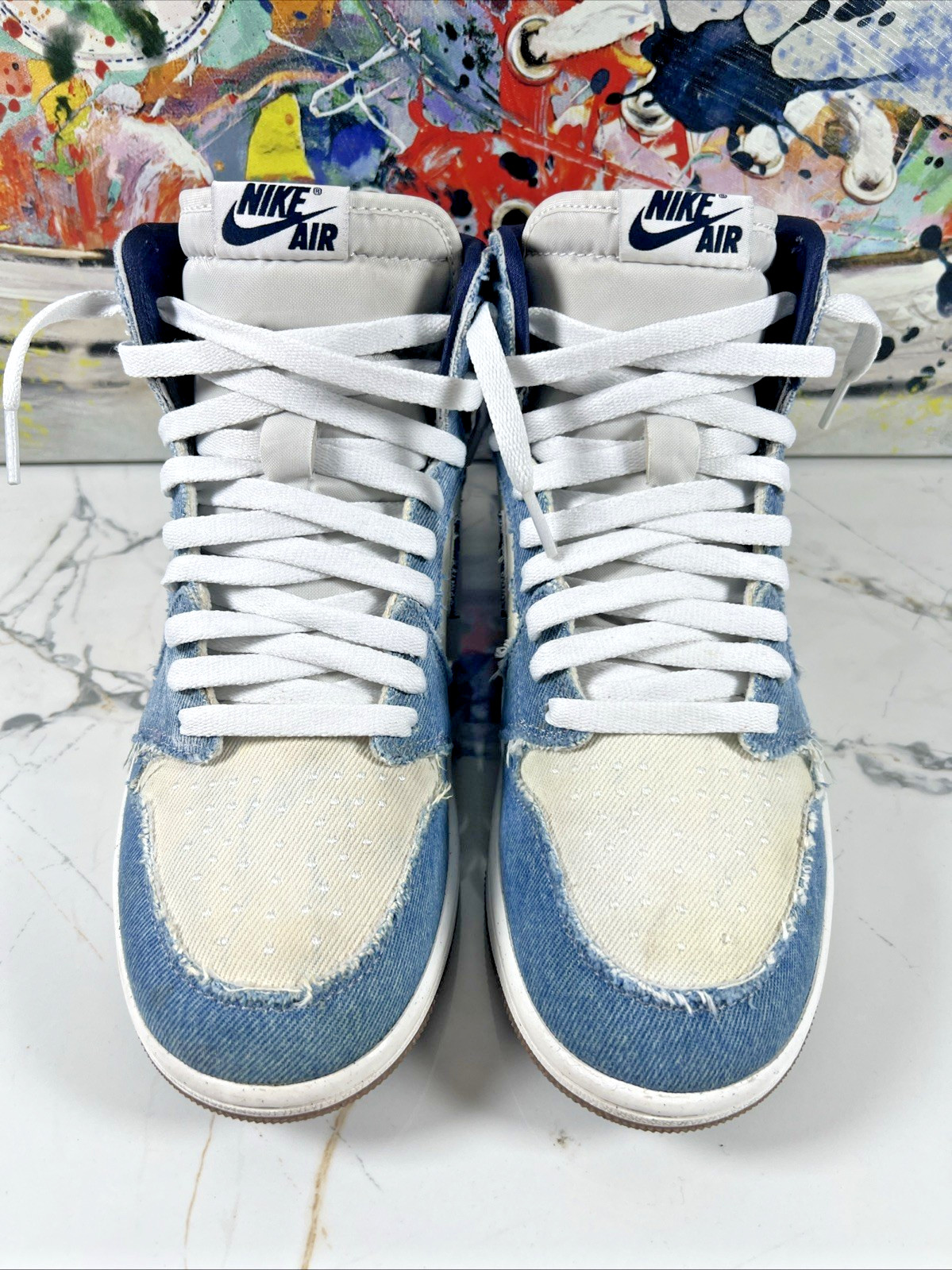 Nike Air Jordan 1 OG High Denim FQ2947-100 Mens 7 Womens 8.5 🔥 DENIM DRIP