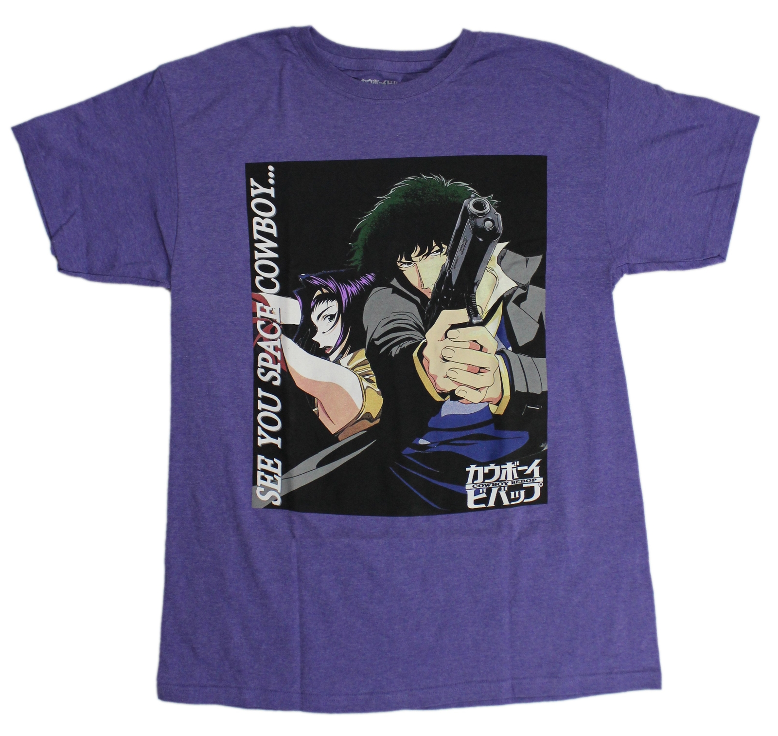 Cowboy Bebop New Adult T-Shirt – Faye Valentine Spike Boxed Image