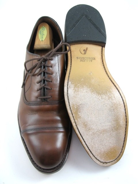Allen Edmonds “PARK AVENUE” Cap-Toe Oxfords 11.5 D Chili Made in USA (787N)