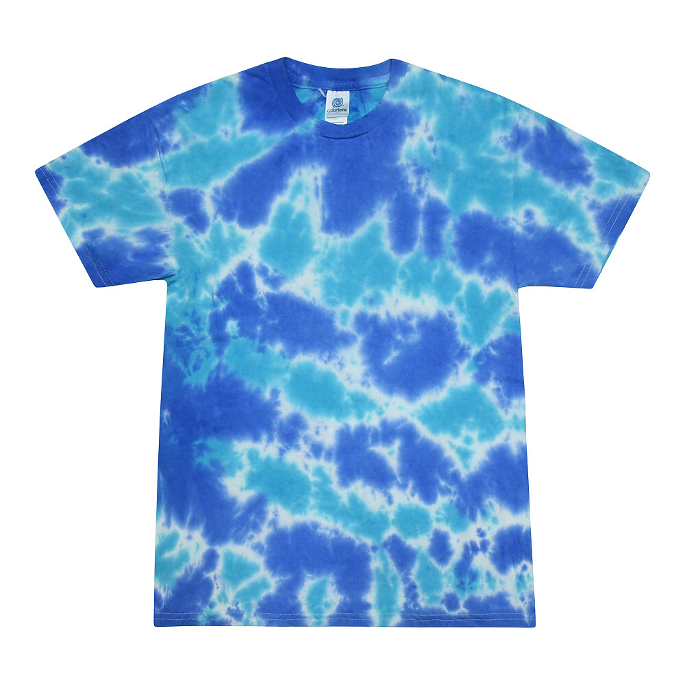 Pick a Blue Tie Dye T-Shirts Adult S M L XL 2XL 3XL 4XL 5XL Colortone