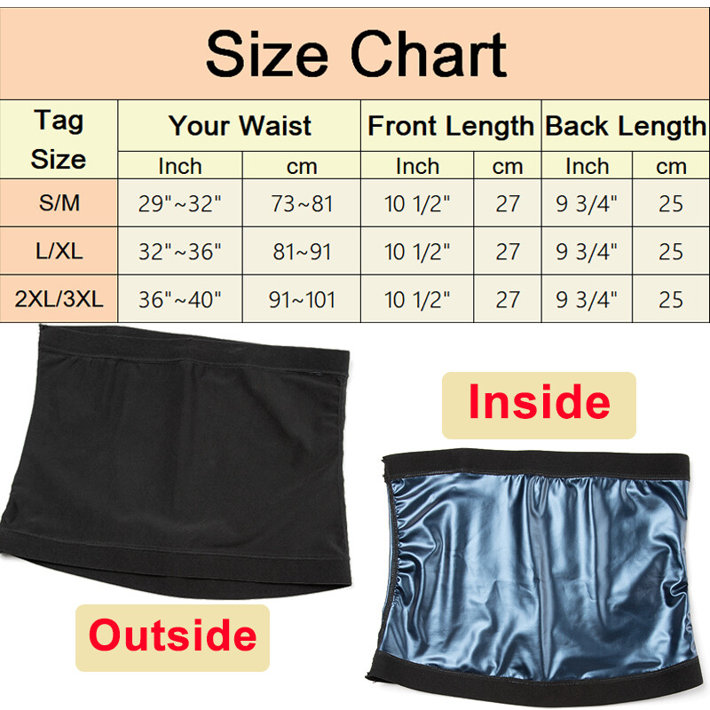 Waist Trimmer For Women Weight Loss Sauna Trainer Wrap Sweat Belt Stomach Shaper