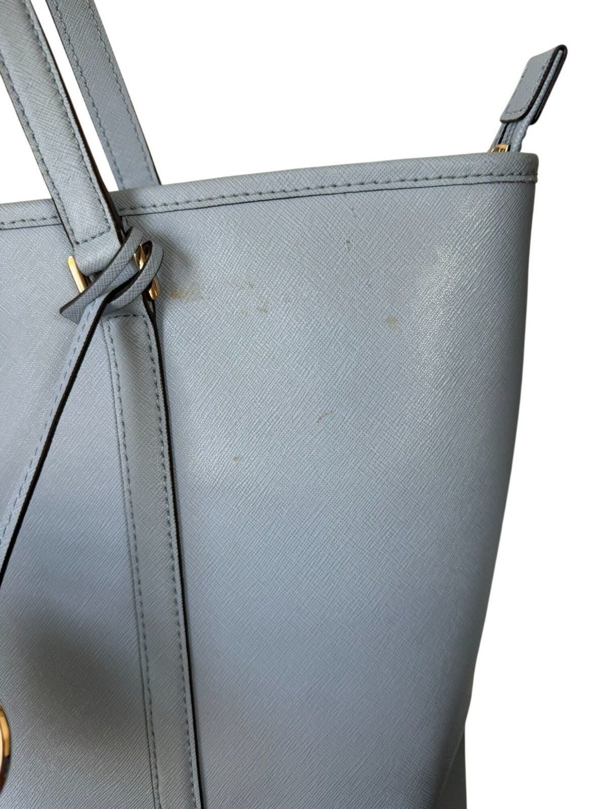 Michael Kors light blue Saffiano tote 💙