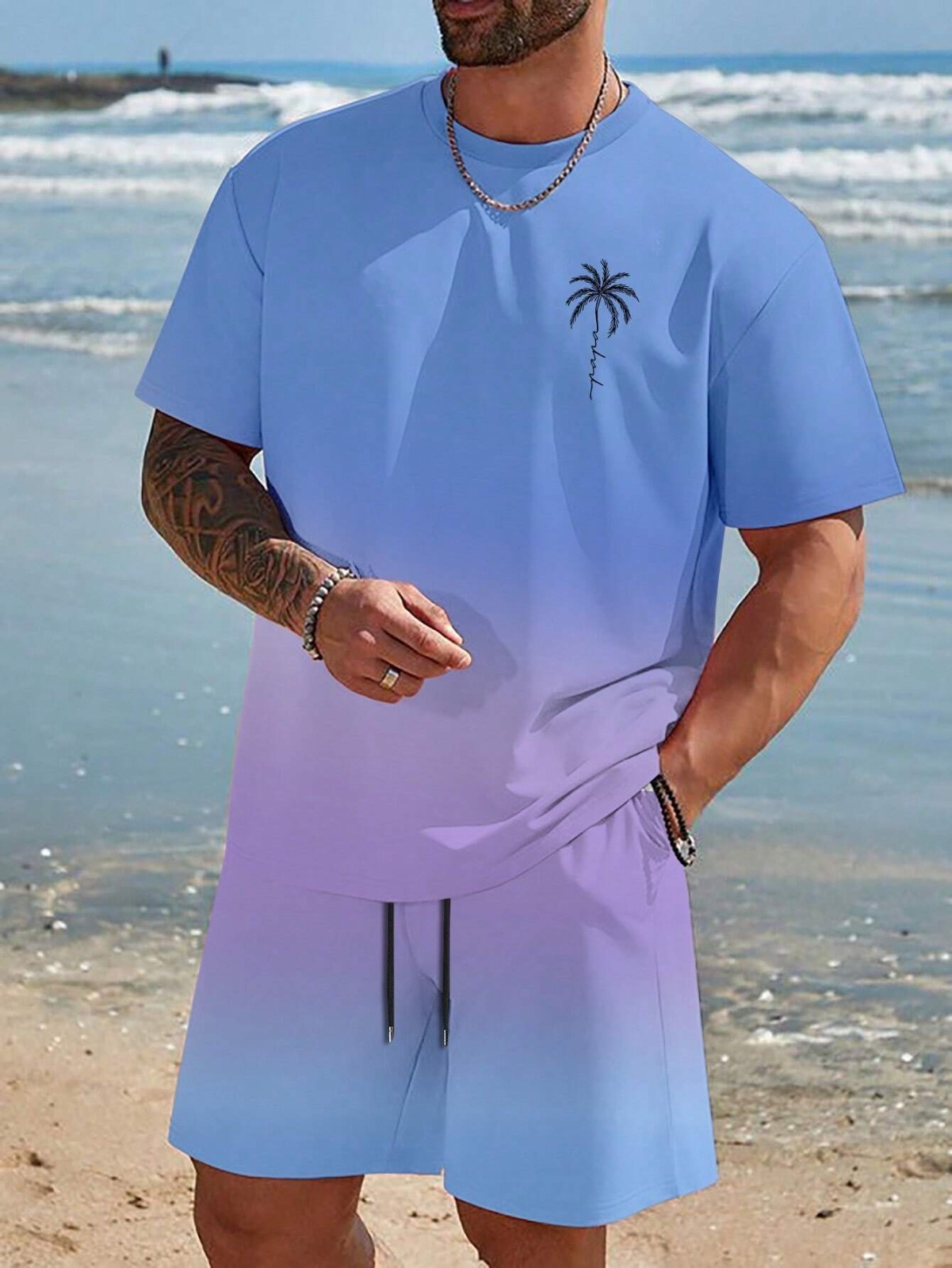 Men’s Short And Short Sleeve Set Up To 6X